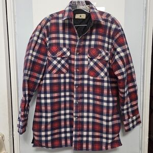 Vintage Northwest Territory Plaid Quilted Jacket Size M